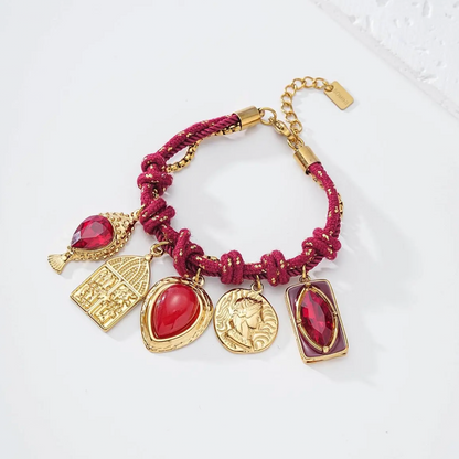 Bracelet Pendentifs Dorés