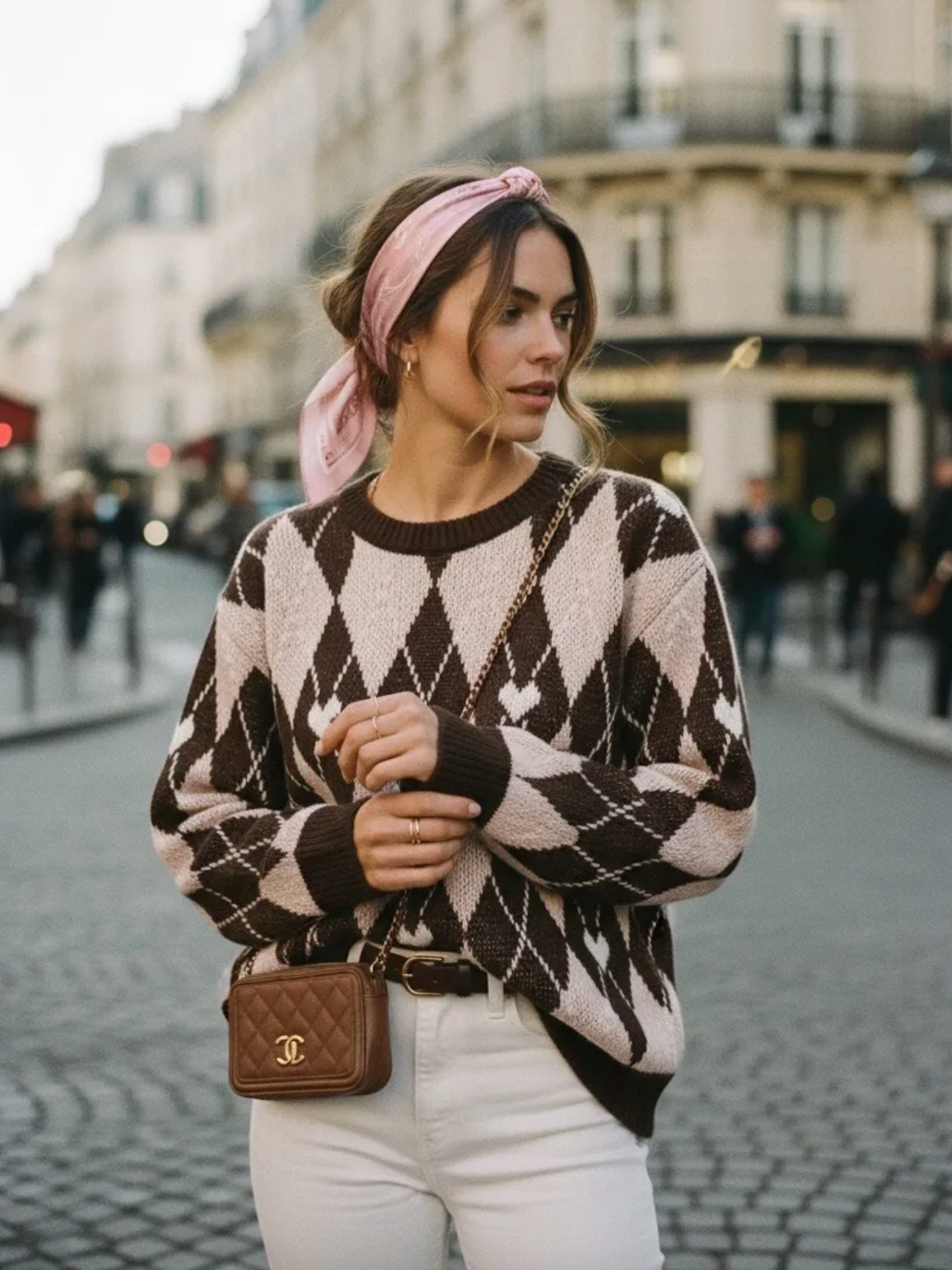 Pull Losanges Chic Mila