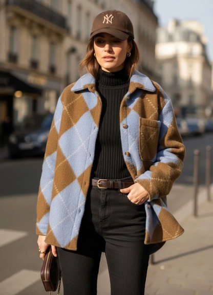 Veste Oversize Losanges