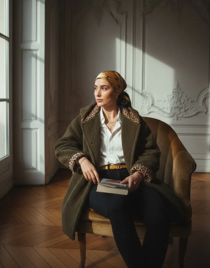 Manteau Bouclette Léopard Rachelle