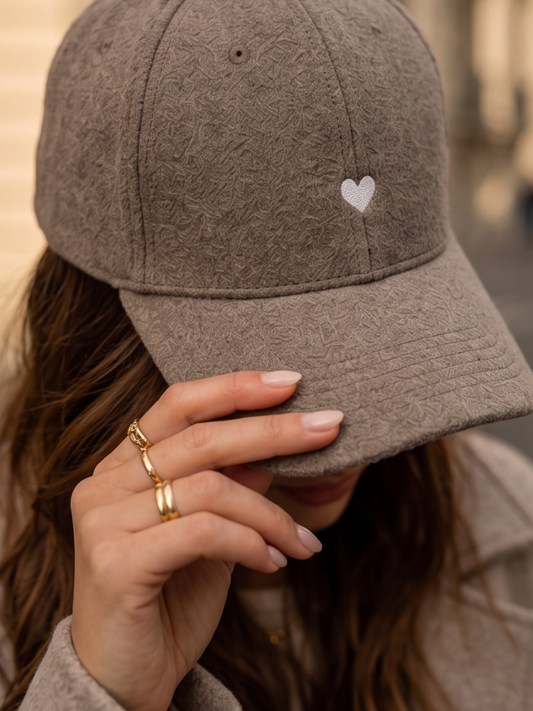 Casquette Brodée Cœur
