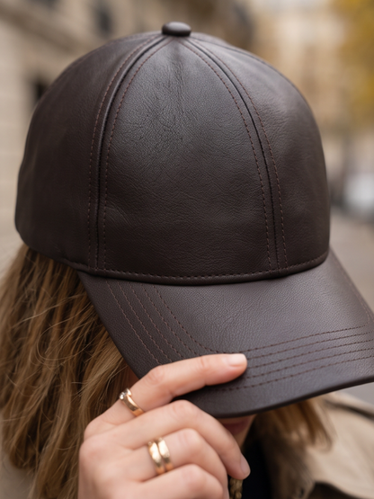 Casquette Ombline - Simili Cuir