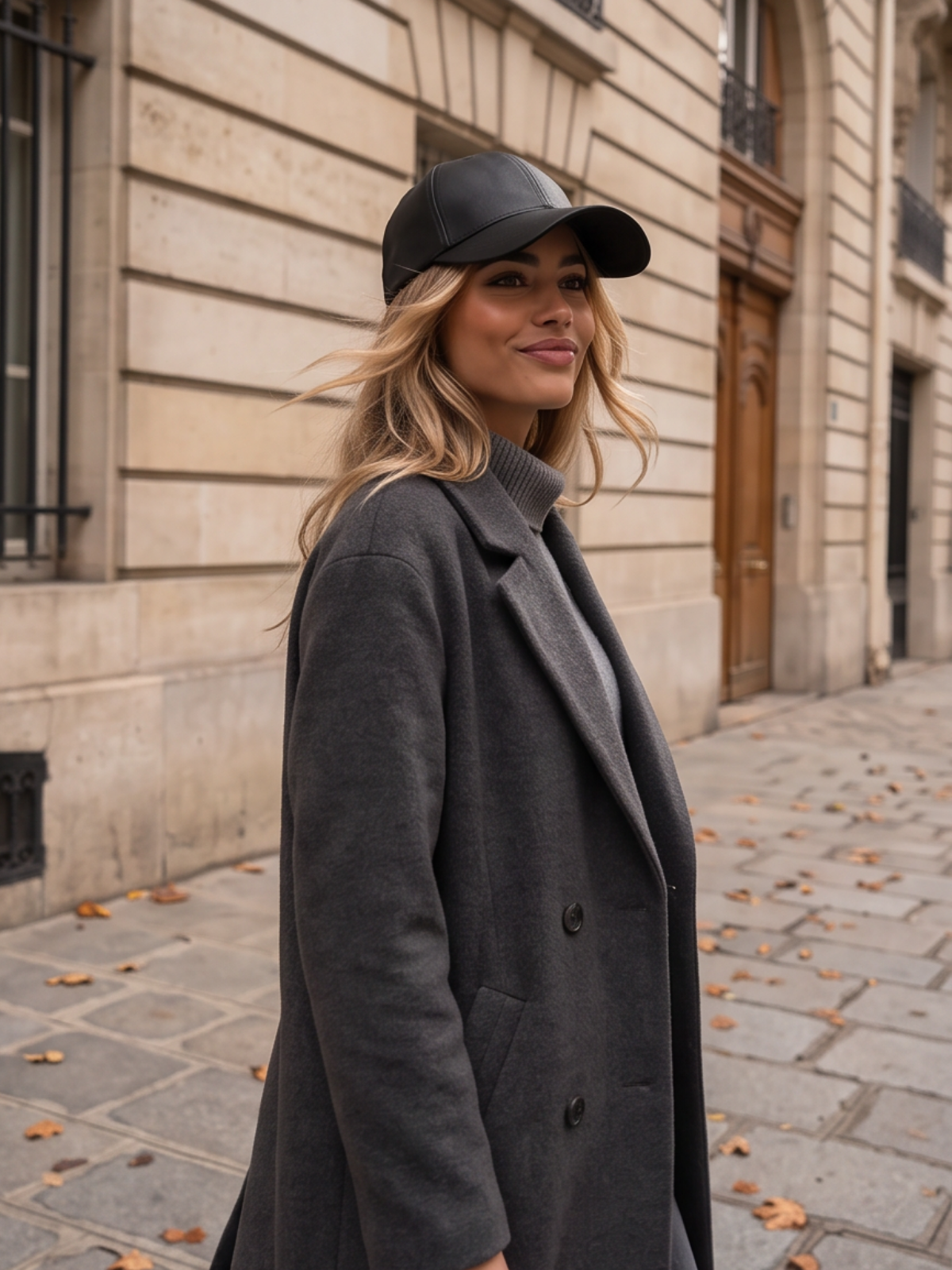 Casquette Ombline - Simili Cuir