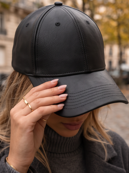 Casquette Ombline - Simili Cuir