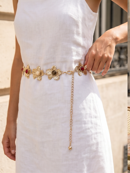 Ceinture Fleurs Colorées