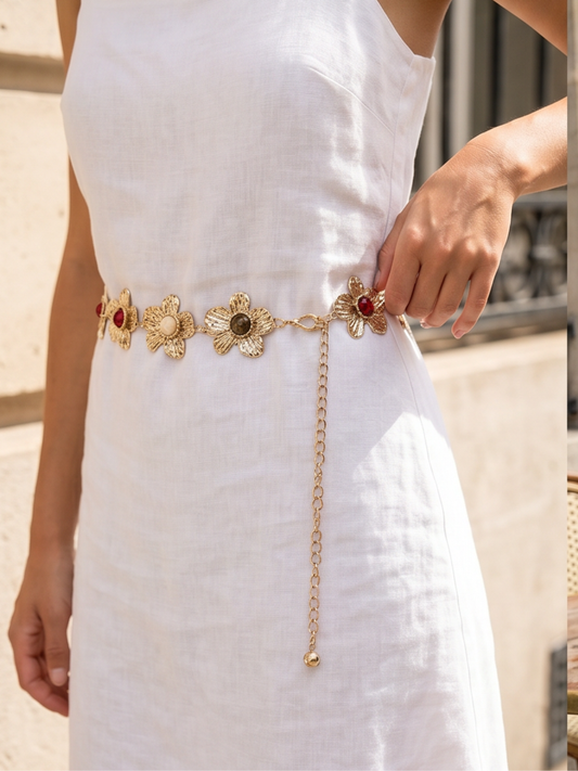 Ceinture Fleurs Colorées