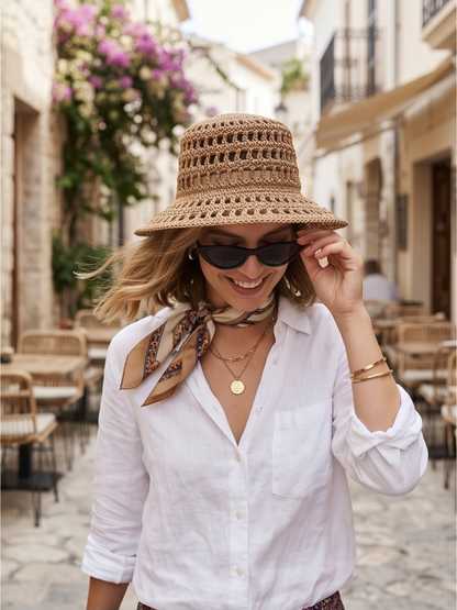 Chapeau Bucket Crochet
