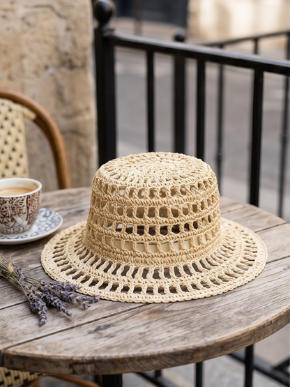 Chapeau Bucket Crochet