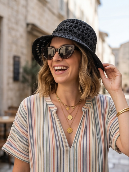 Chapeau Bucket Crochet