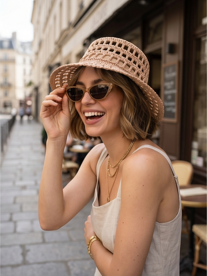 Chapeau Bucket Crochet