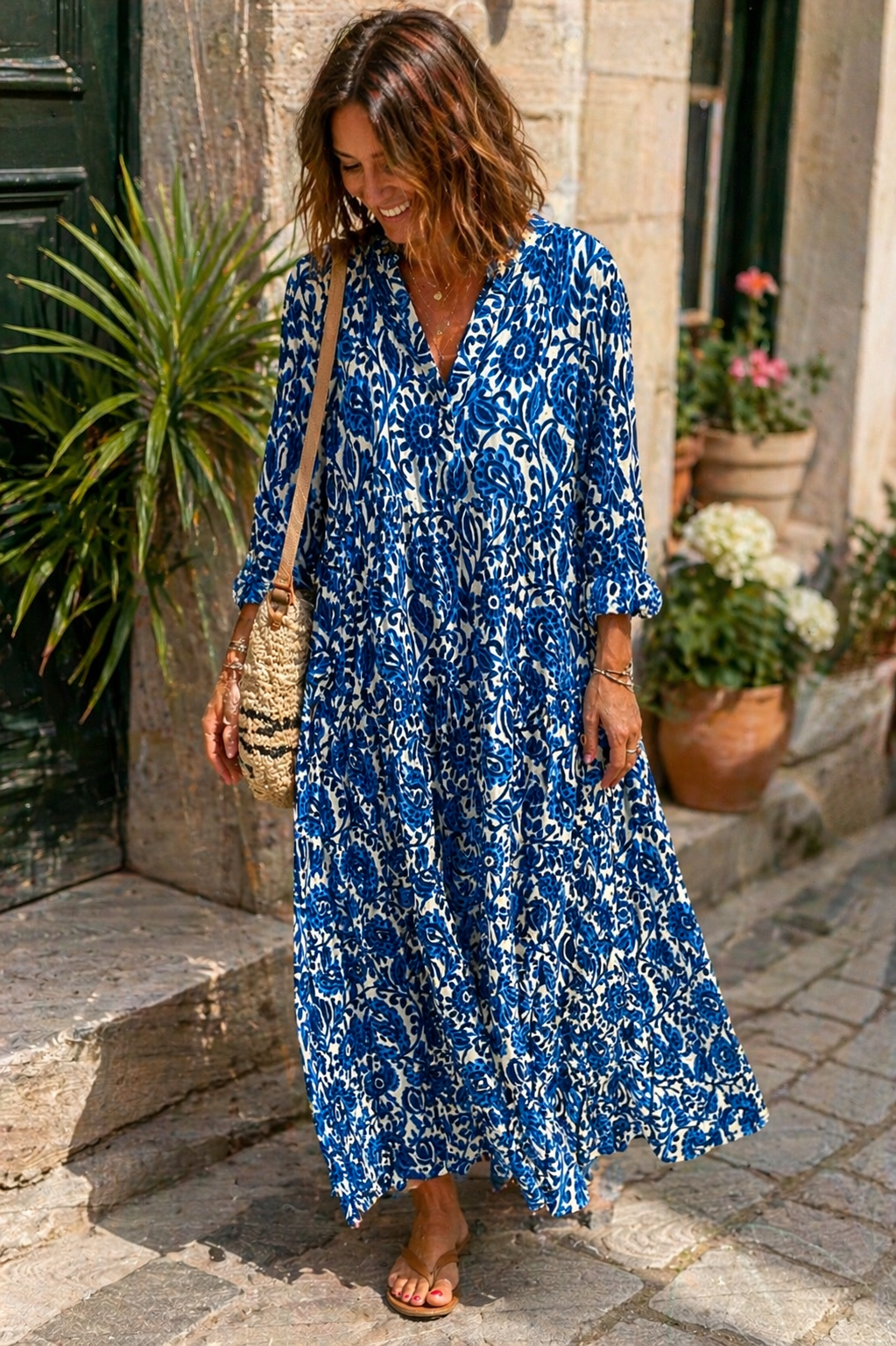 Robe Longue Imprimée
