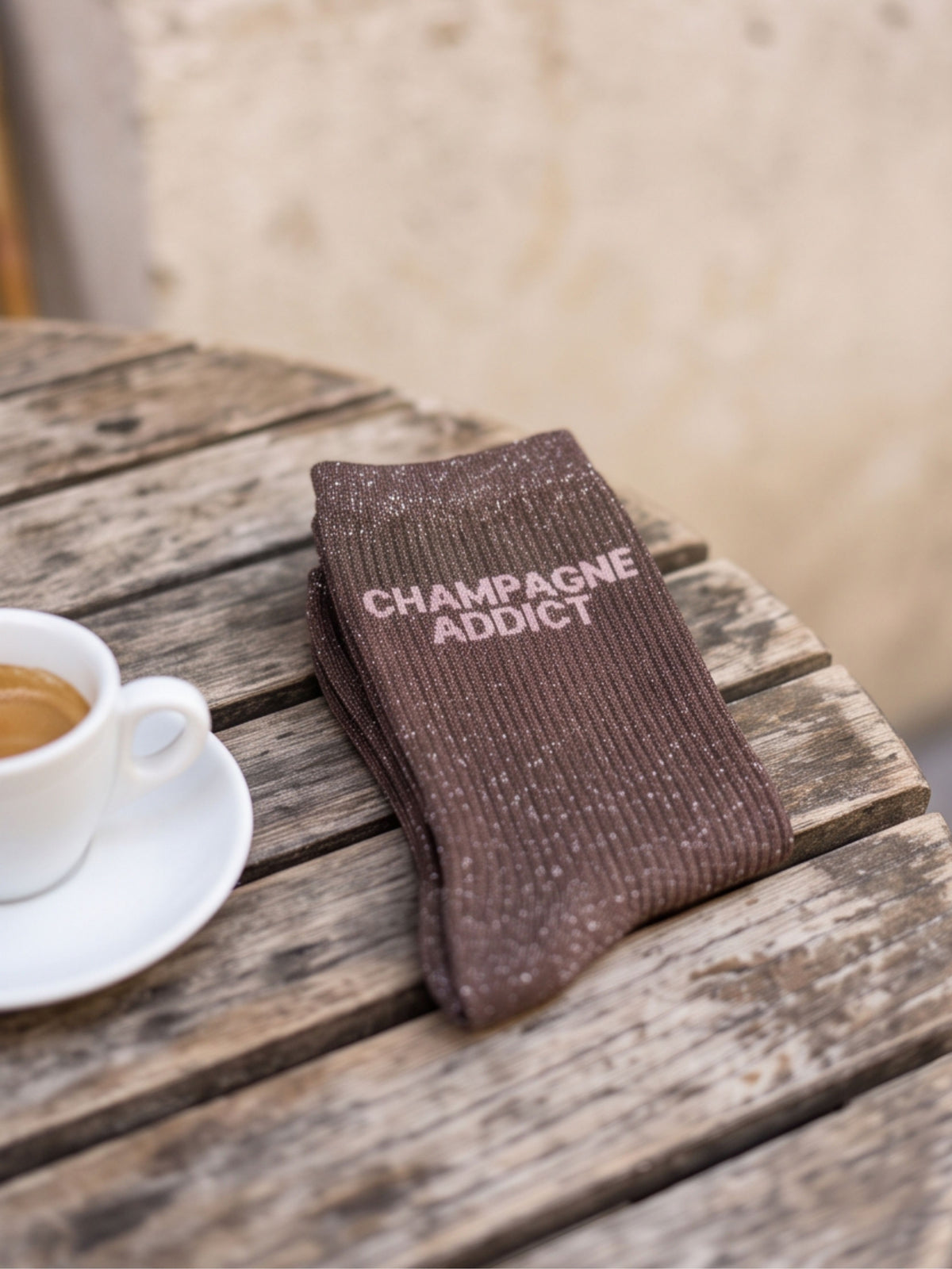 Chaussettes Champagne Addict