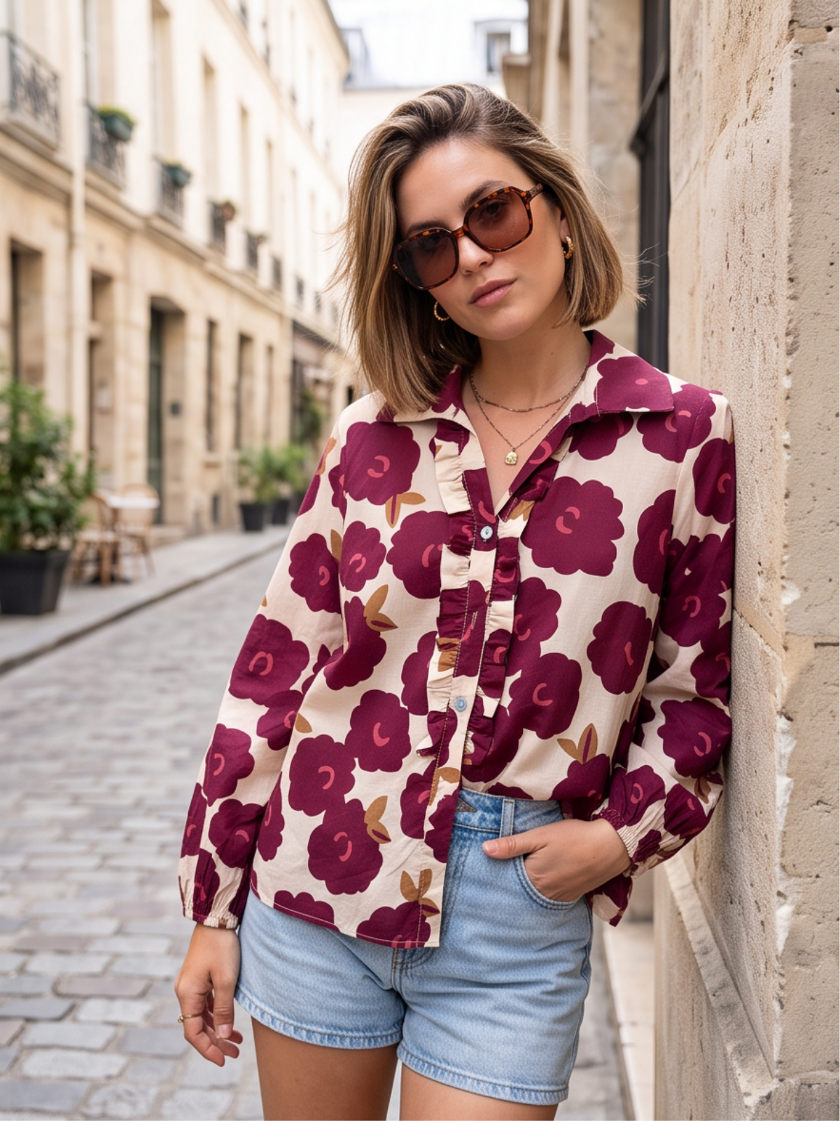 Chemise Apolline - Imprimé Fleurs