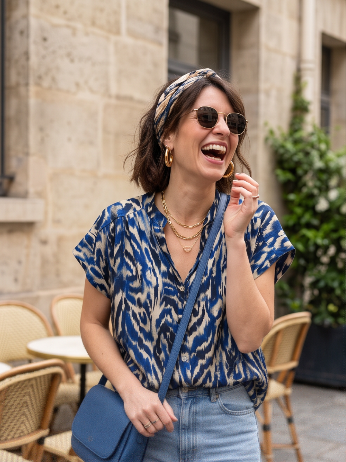 Chemise Blandine - Zèbre Bleu