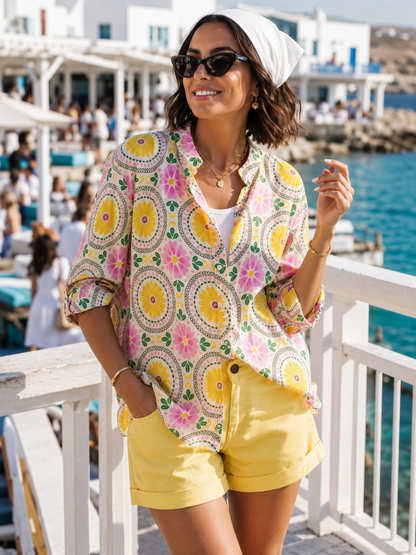 Chemise Bohemian Style
