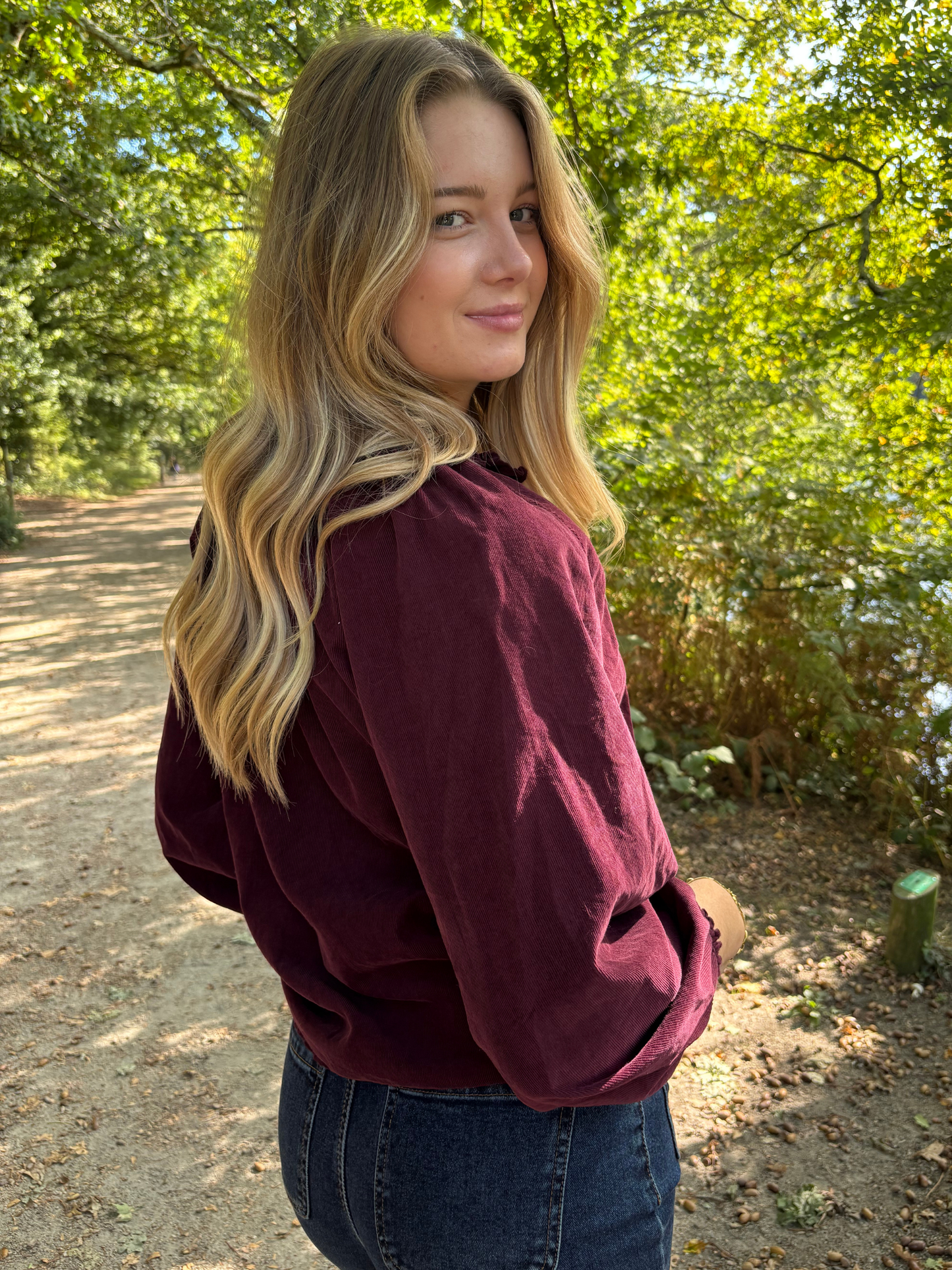 Chemise en coton ample bohème chic
