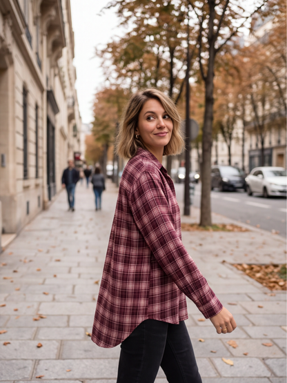 Chemise Clémence - Carreaux Fluides