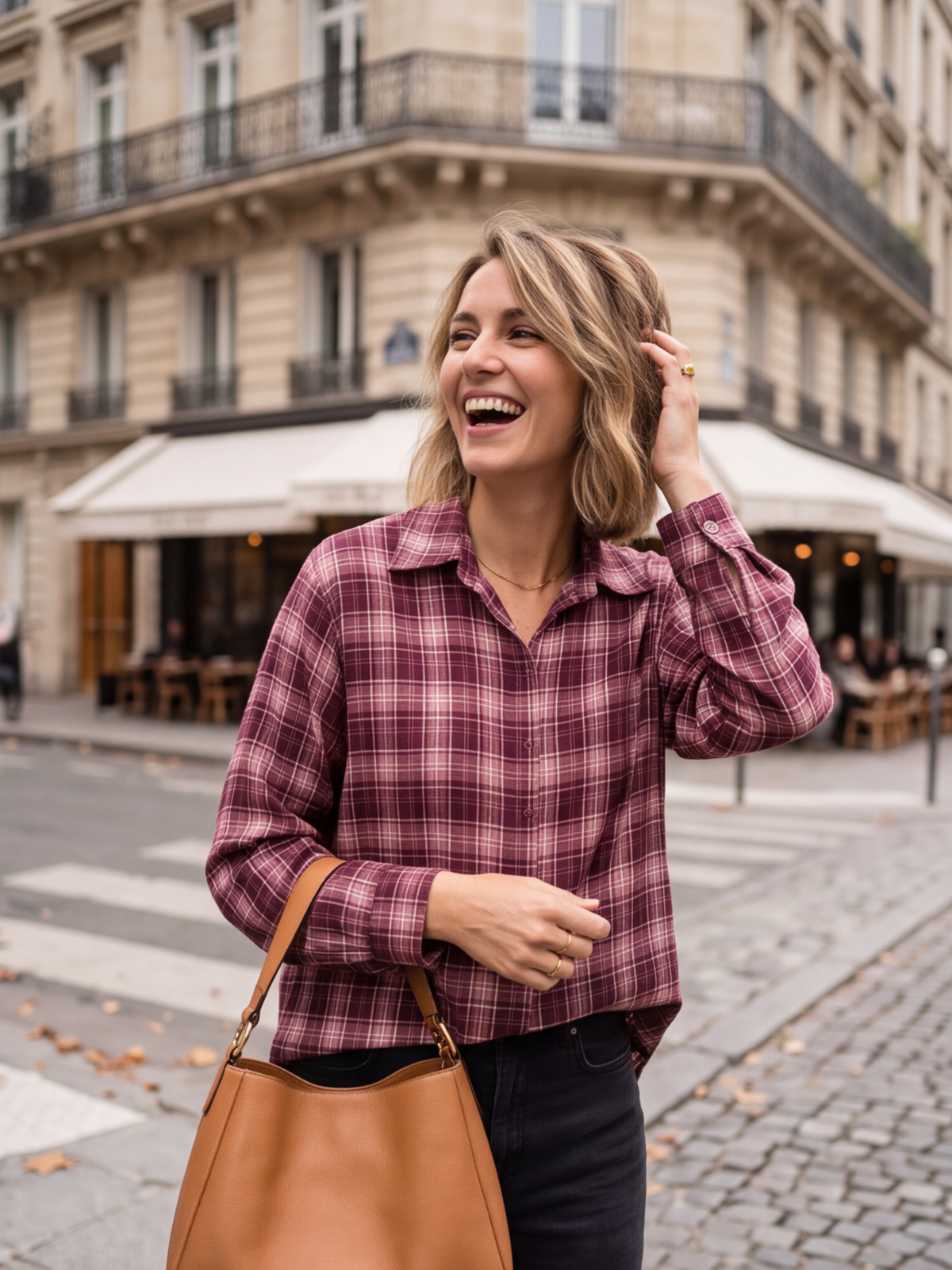 Chemise Clémence - Carreaux Fluides