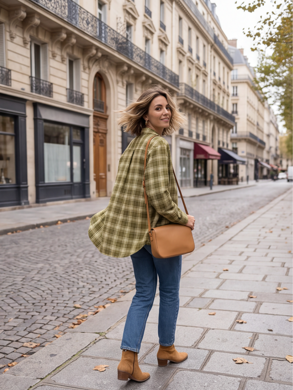 Chemise Clémence - Carreaux Fluides