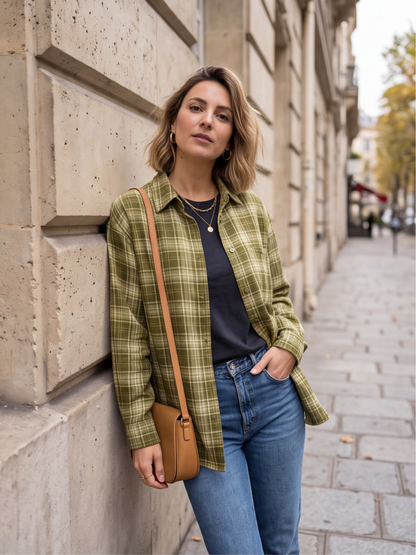 Chemise Clémence - Carreaux Fluides