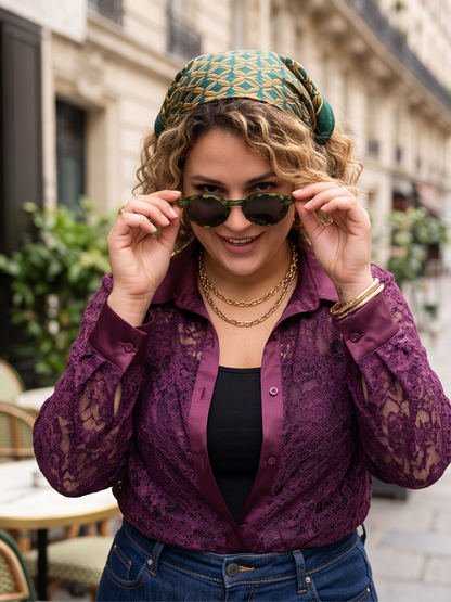 Chemise Corentine - Dentelle et Velours