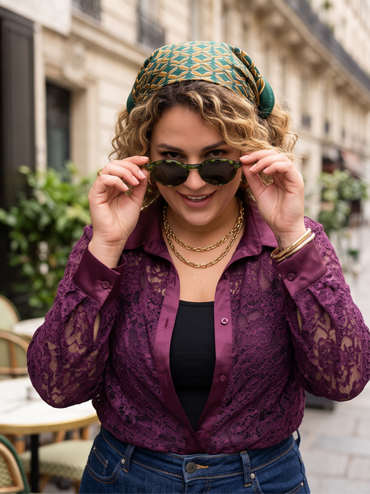 Chemise Corentine - Dentelle et Velours