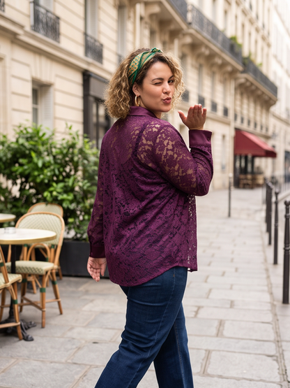Chemise Corentine - Dentelle et Velours