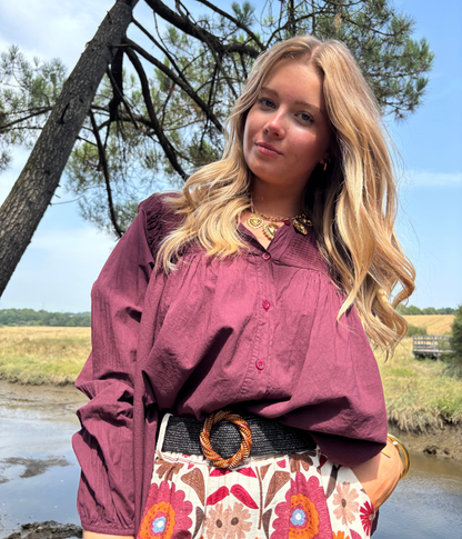 Chemise Coton Texturé