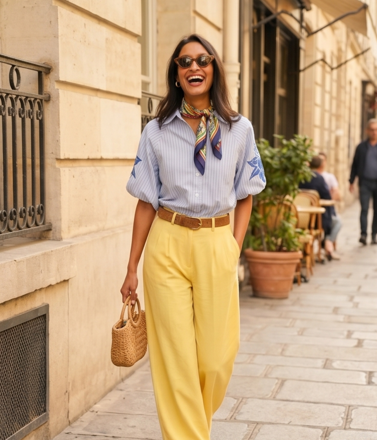 Chemise Estivale Bleue Douce