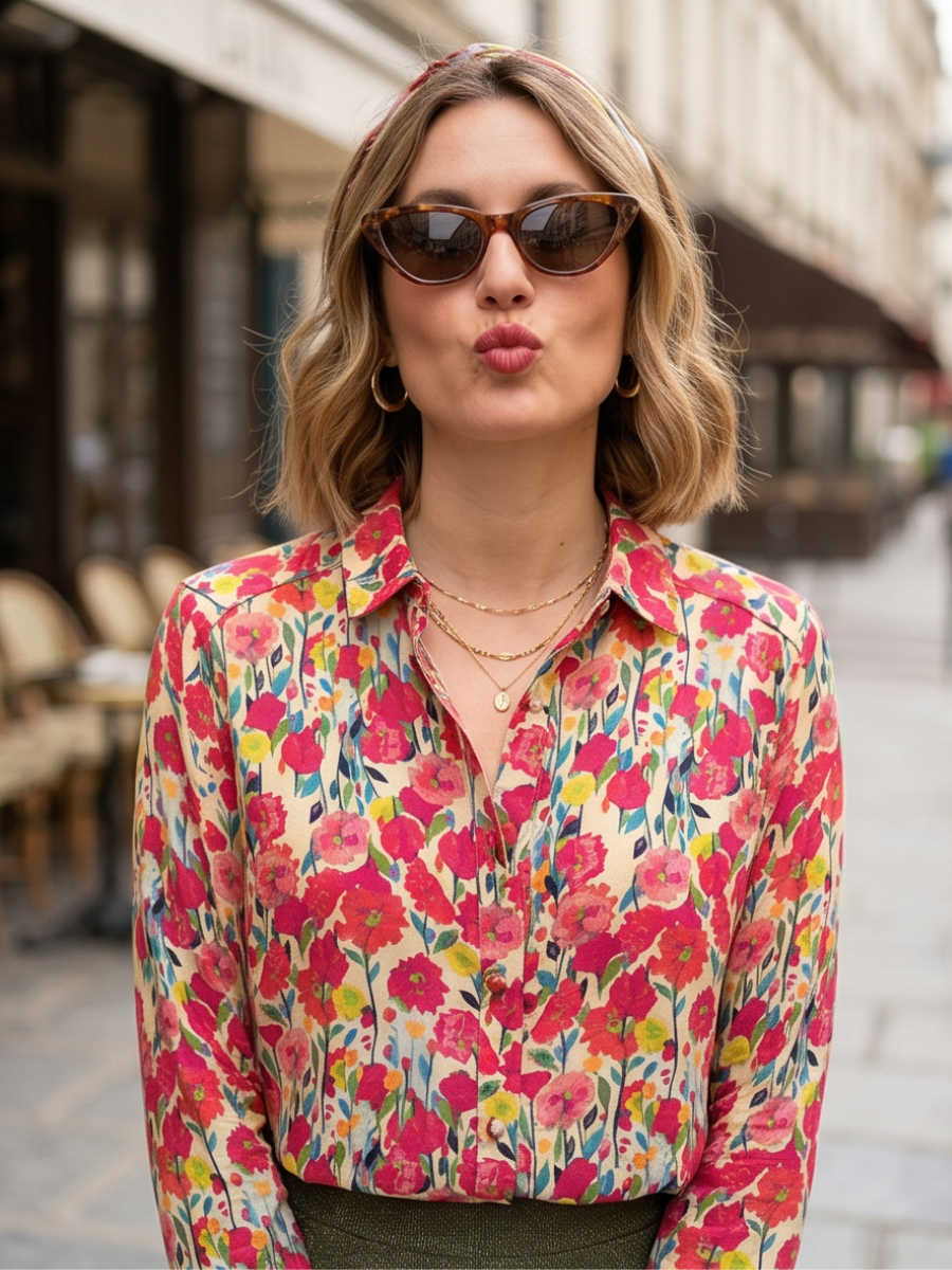 Chemise Fleurie Rosie