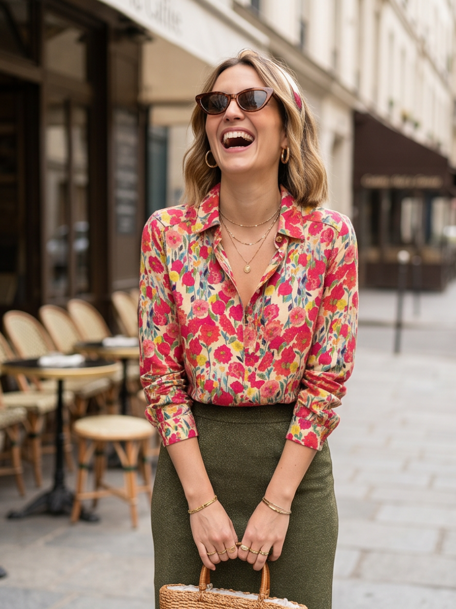Chemise Fleurie Rosie