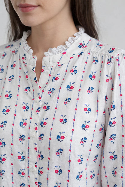Chemise Fleurie Vintage