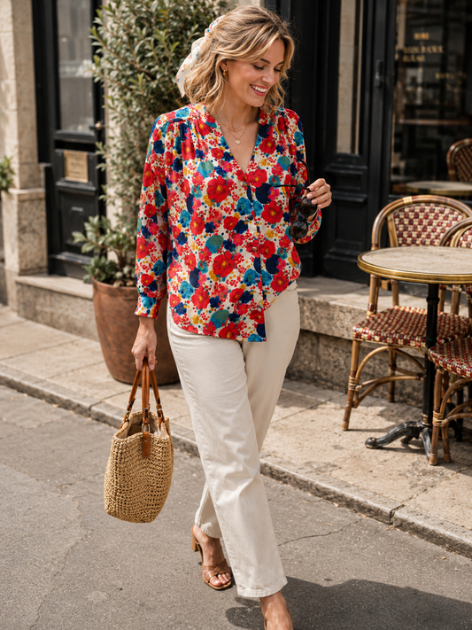 Chemise Floral Femme