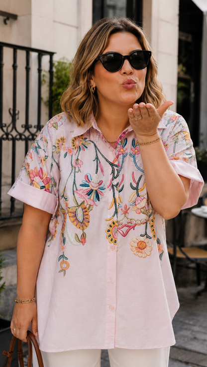 Chemise Florale Femme TU 44-50