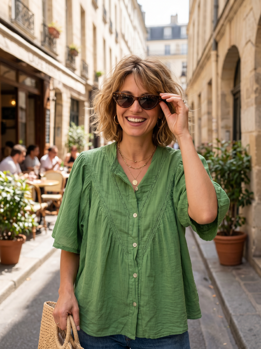 Chemise Fluide Coloré