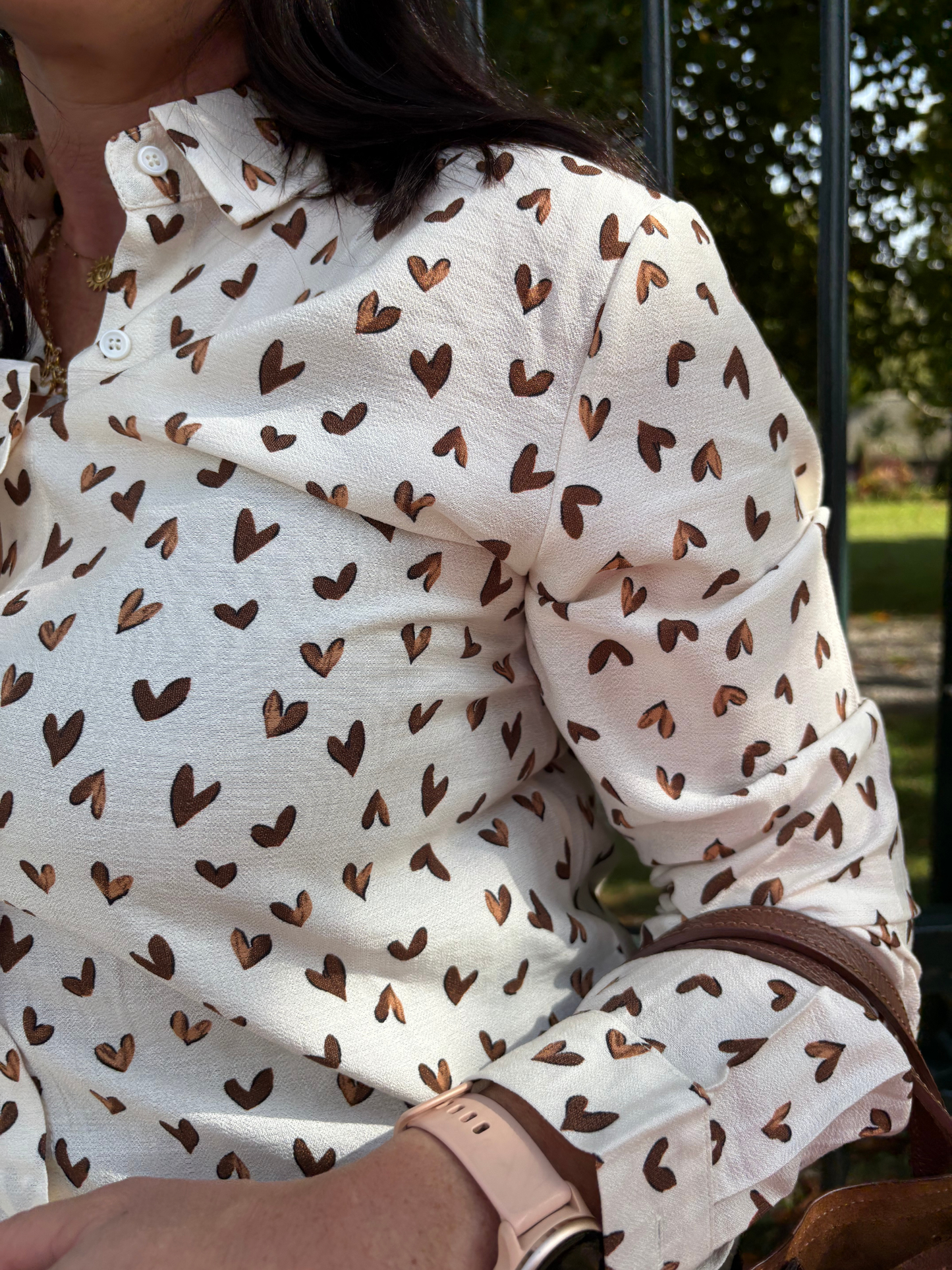Chemise Imprimé Coeurs