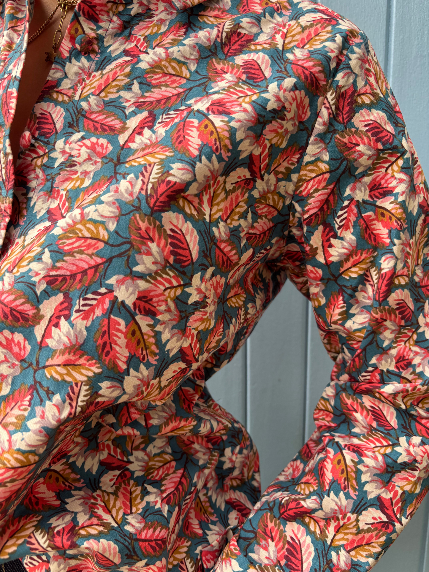 Chemise Imprimée Feuillage