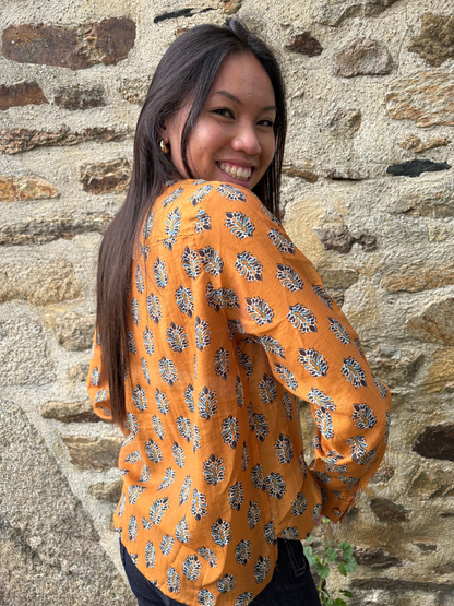 Chemise Imprimée Végétale