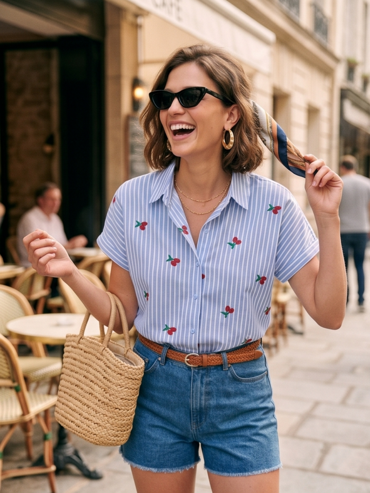 Chemise Légère Cerises
