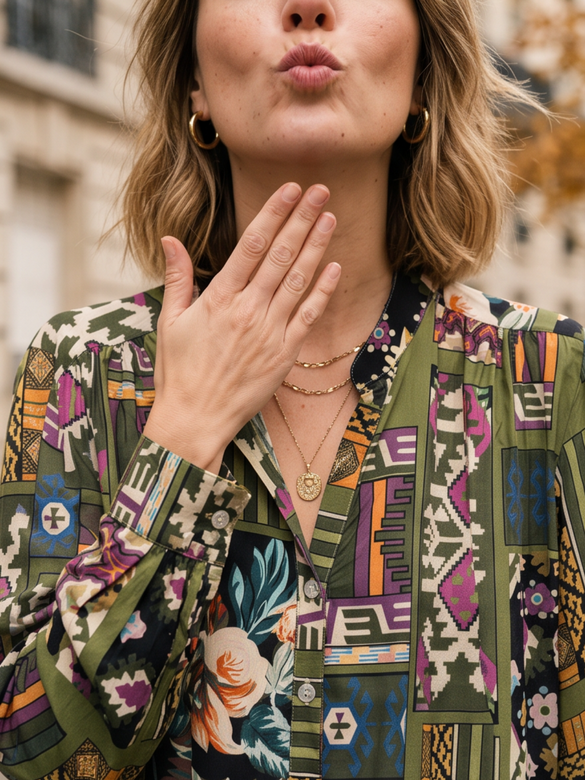 Chemise Lou - Imprimé Patchwork
