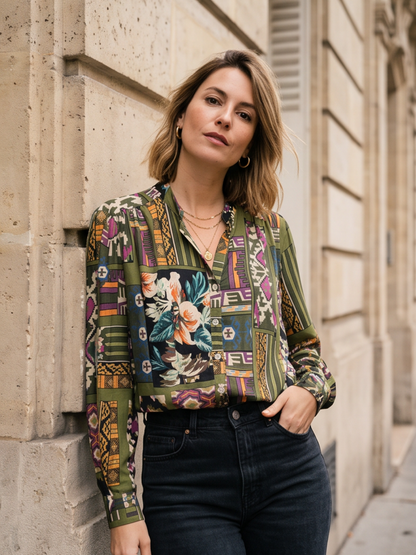 Chemise Lou - Imprimé Patchwork