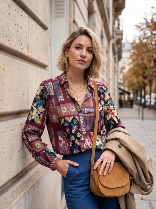 Chemise Lou - Imprimé Patchwork
