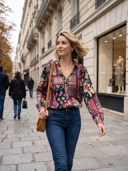 Chemise Lou - Imprimé Patchwork