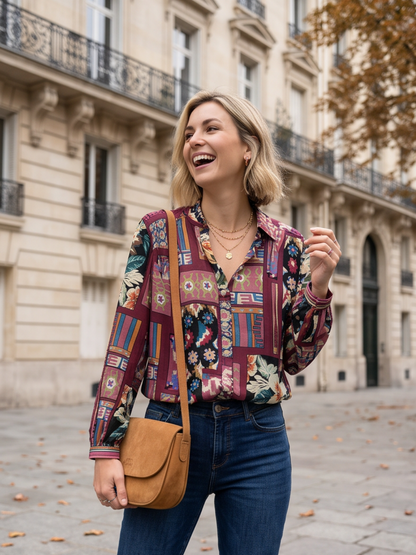 Chemise Lou - Imprimé Patchwork