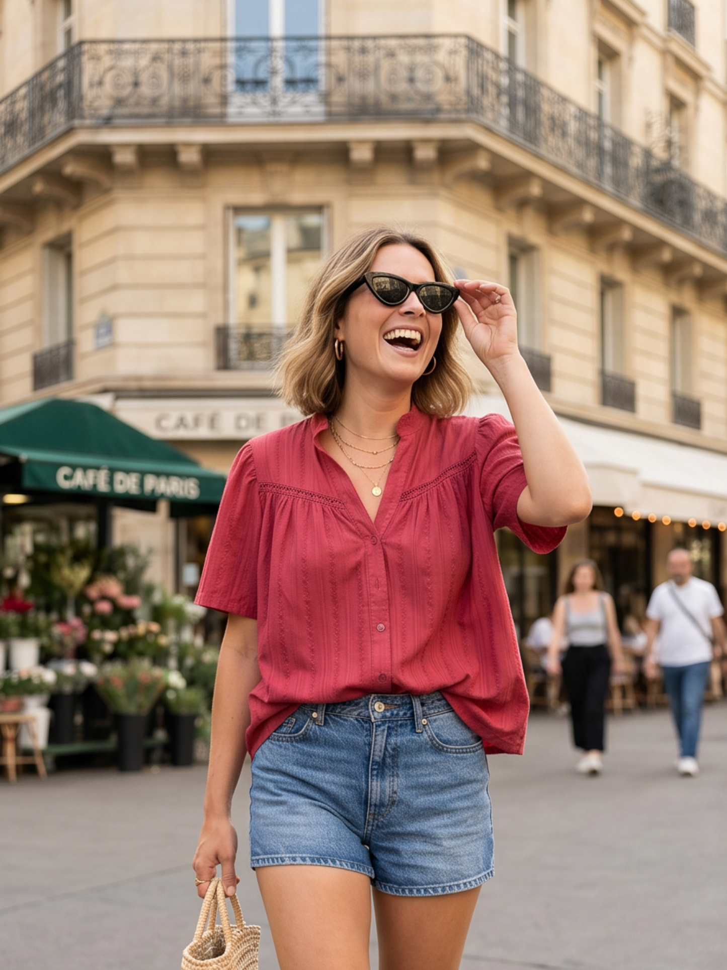 Chemise Manches Courtes Texturée