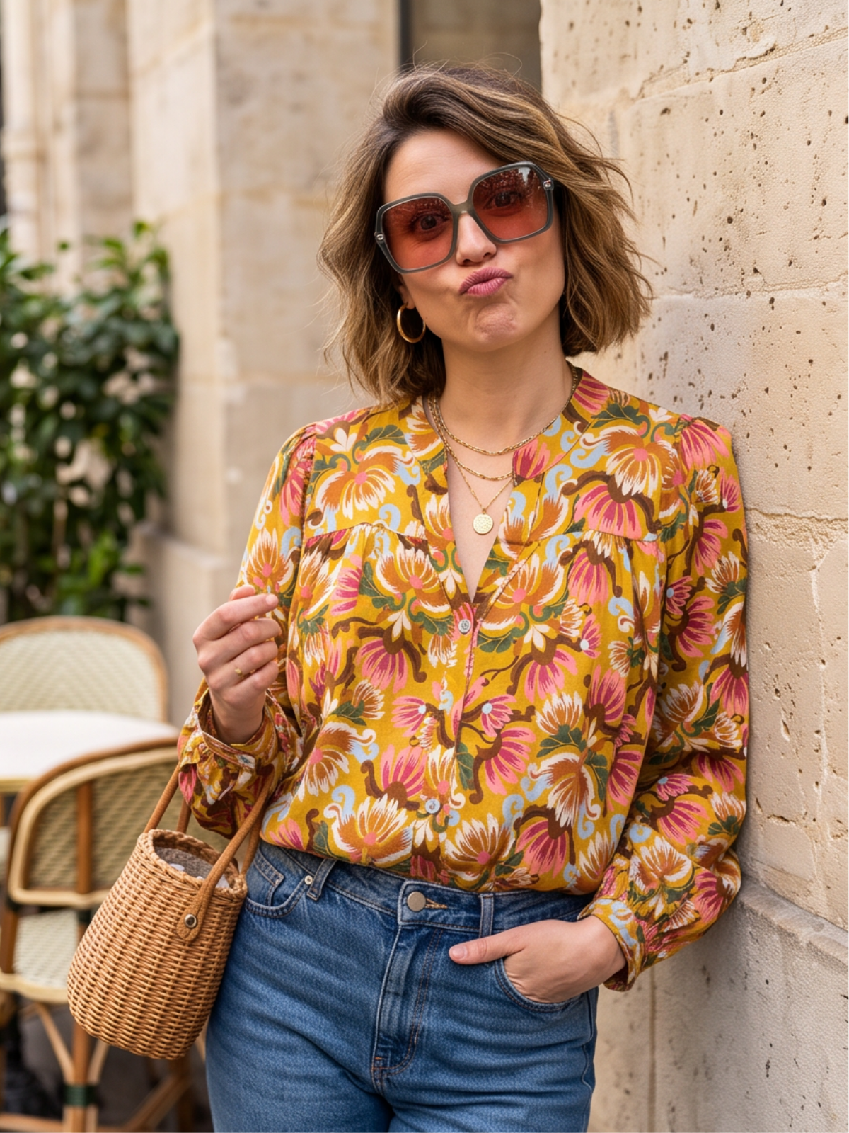 Chemise Mina - Imprimé Fleuri