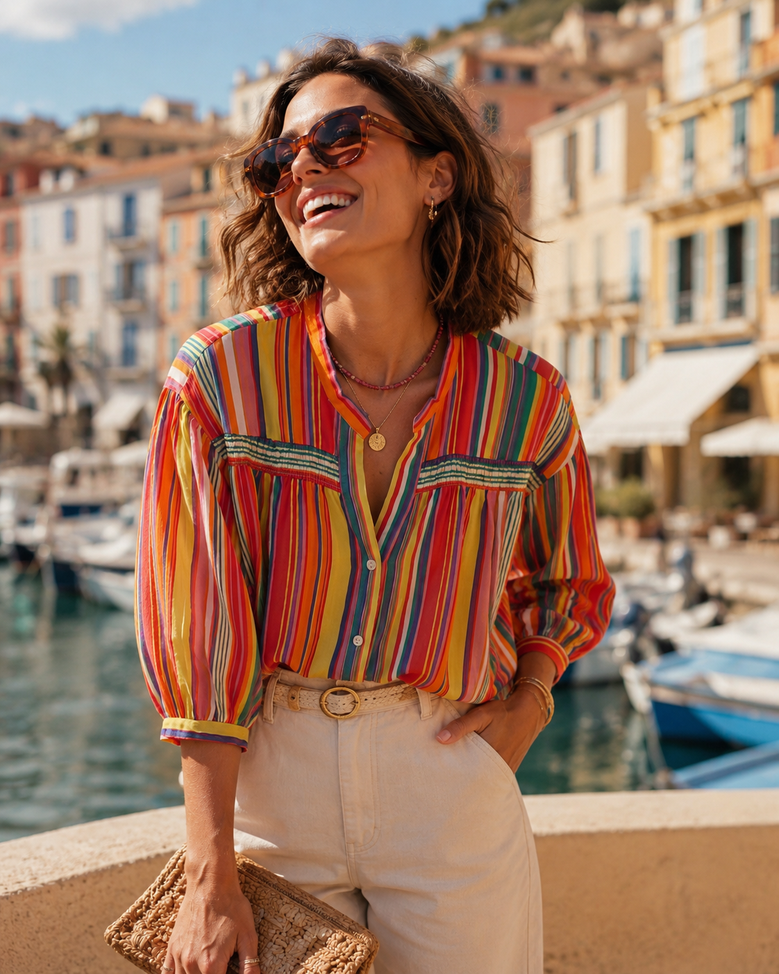 Chemise Multicolore Stripe