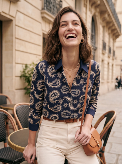 Chemise Nine - Cachemire Marine