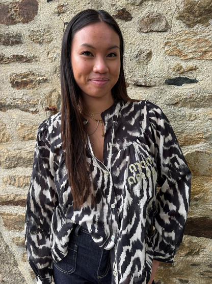 Chemise Oversize Noir et Blanche