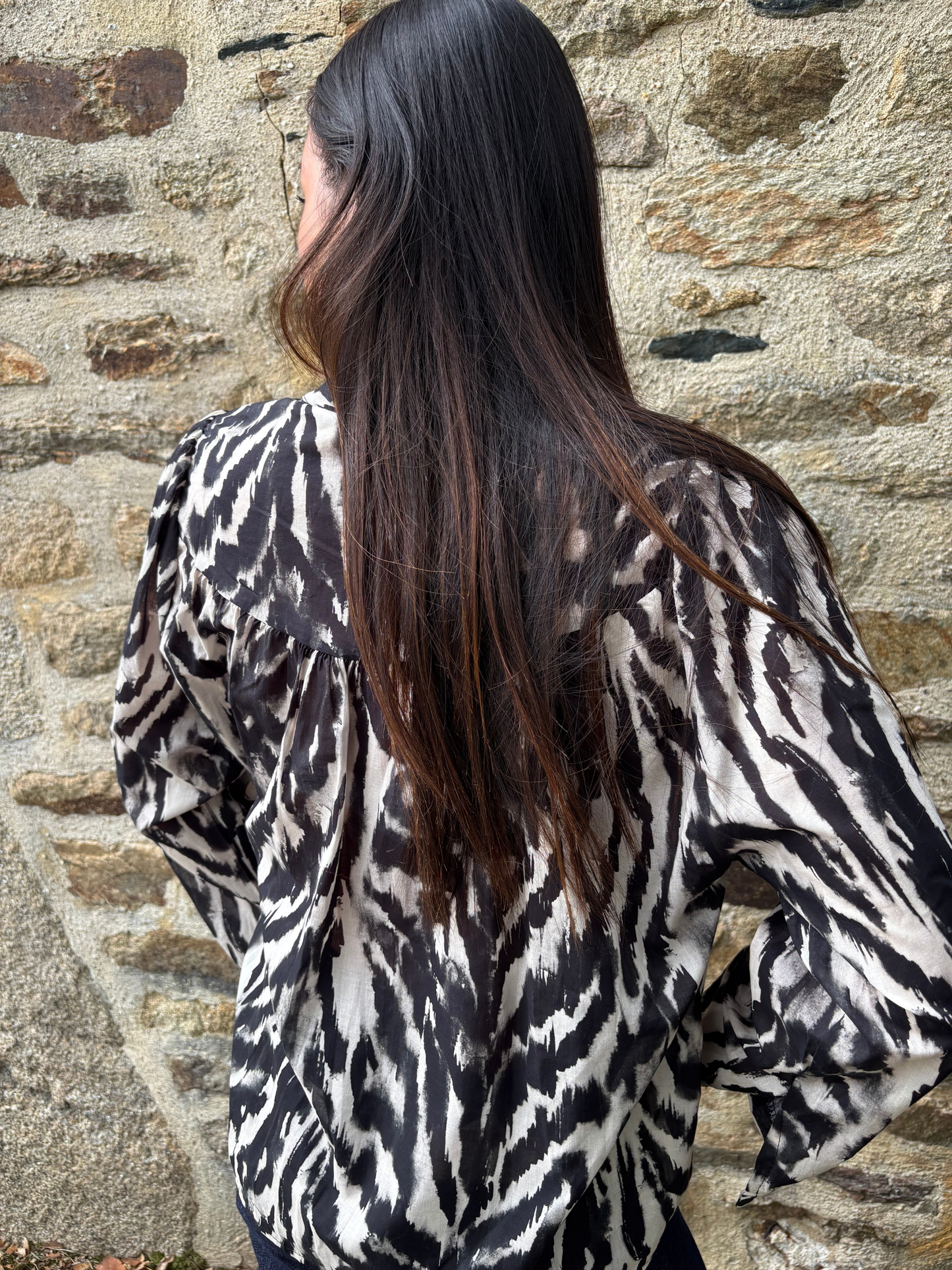 Chemise Oversize Noir et Blanche